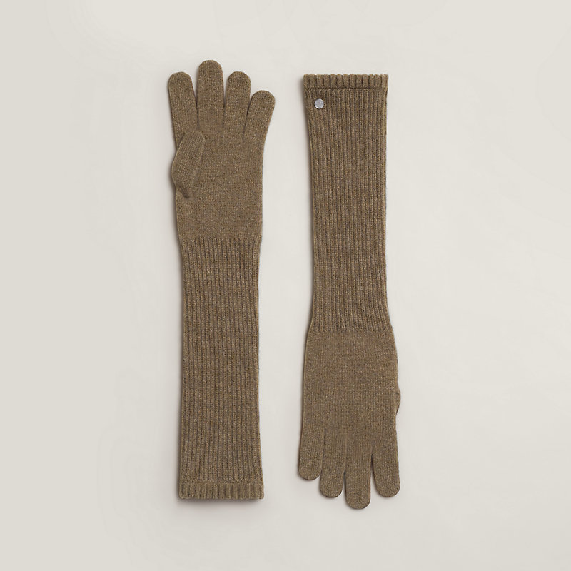 Brown shop wool gloves